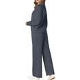 thumbnail image 7 of Cueply Two Piece Sets for Women Outfits Sweatsuits Long Sleeve Sweatshirts Sweatpant Lounge Set with Pockets, 7 of 7