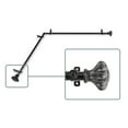 thumbnail image 2 of Maurice 13/16 inch Corner Window Curtain Rod 66-120" - Black, 2 of 3