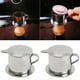 thumbnail image 3 of Cafetera vietnamita de acero inoxidable con prensa de goteo para una sola taza para oficina, 3 of 3