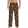 thumbnail image 1 of Kdxio German Shepherd Dog Pattern Men's Pajama Pants, Elastic Waist with Drawstring and Pockets, Comfortable Loungewear-3X-Large, 1 of 6