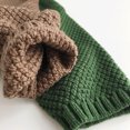 thumbnail image 4 of IVEYRTF Kids Fleece Lined Solid Color Cardigan Sweatshirt Soft Round Neck Long Sleeve Cozy Spring Fall Knitwear Comfortable Tops for Children 3-8 Years(Green,4 Years), 4 of 7