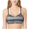 thumbnail image 1 of Reebok Womens Hero Strappy Sports Bra, Black, Small, 1 of 1