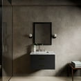 thumbnail image 2 of Tuckerton 30 in W x 22 in D Black Single Bath Vanity and Carrara Marble Top, 2 of 11