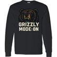 thumbnail image 3 of Inktastic Grizzly Bear Long Sleeve T-Shirt, 3 of 5