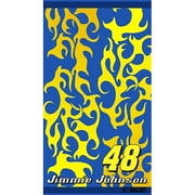 Flame Track Jimmie Johnson Beach Towel