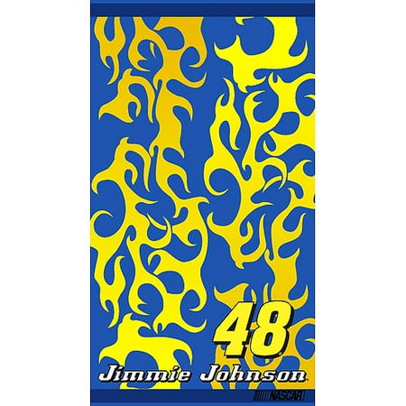 Flame Track Jimmie Johnson Beach Towel