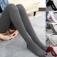 thumbnail image 3 of SGACAI Calcetines largos hasta el muslo de punto de lana para mujer, medias largas de invierno, 3 of 7