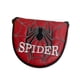 thumbnail image 5 of Funda protectora para cabeza de putter de mazo de golf con forro interior de felpa y magnética. Rojo, 5 of 9
