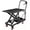 Black, variant on Memoryfield Hydraulic Lift Table Cart, 500 lb Capacity Manual Scissor Lift Table, Locking Wheels & Non-Slip Platform, Heavy Duty Material Handling Cart, Black