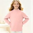 thumbnail image 5 of Abcomgle Girls Sweatshirt 14-16 Loose Mock Neck Long Sleeve Girls Pullover Top Casual Solid Color Shirt for Teen Girls Cotton Fall Clothes for Tween Girls, 5 of 6