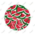 Watermelon Slices And Leaves Polyester Universal Spare Wheel Tire Cover