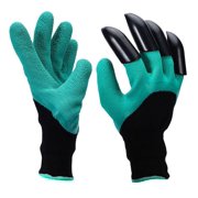 Digging Garden Glove Unisex with 4 Sturdy Fingertips Claws