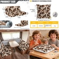 thumbnail image 2 of SCRAWLGOD 6 Pcs RV Dinette Cushion Covers Stretch Camper Cushion Cover Pet Friendly Camper Accessories Decor for Travel Trailer Motorhome, Western Cow Print, 2 of 8