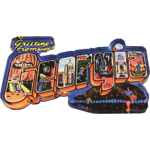 Georgia Acrylic Postcard Magnet