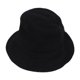 thumbnail image 2 of Sombrero de muñeca portátil, sombrero de cubo en miniatura, sombrero de pescador, tocado de tela suave. Negro, 2 of 8