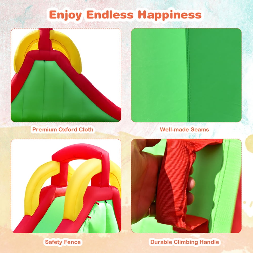Aimee Lii Inflatable Water Slide Bounce House with Climbing Wall and Jumper with 380W Blower, Kids Bounce House
