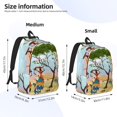 thumbnail image 2 of Balery African Women Mochila Clásica Impresa Básica para Viaje, Mochila Escolar Resistente al Agua, Mochila de Lona con Correas Ajustables-Small, 2 of 5