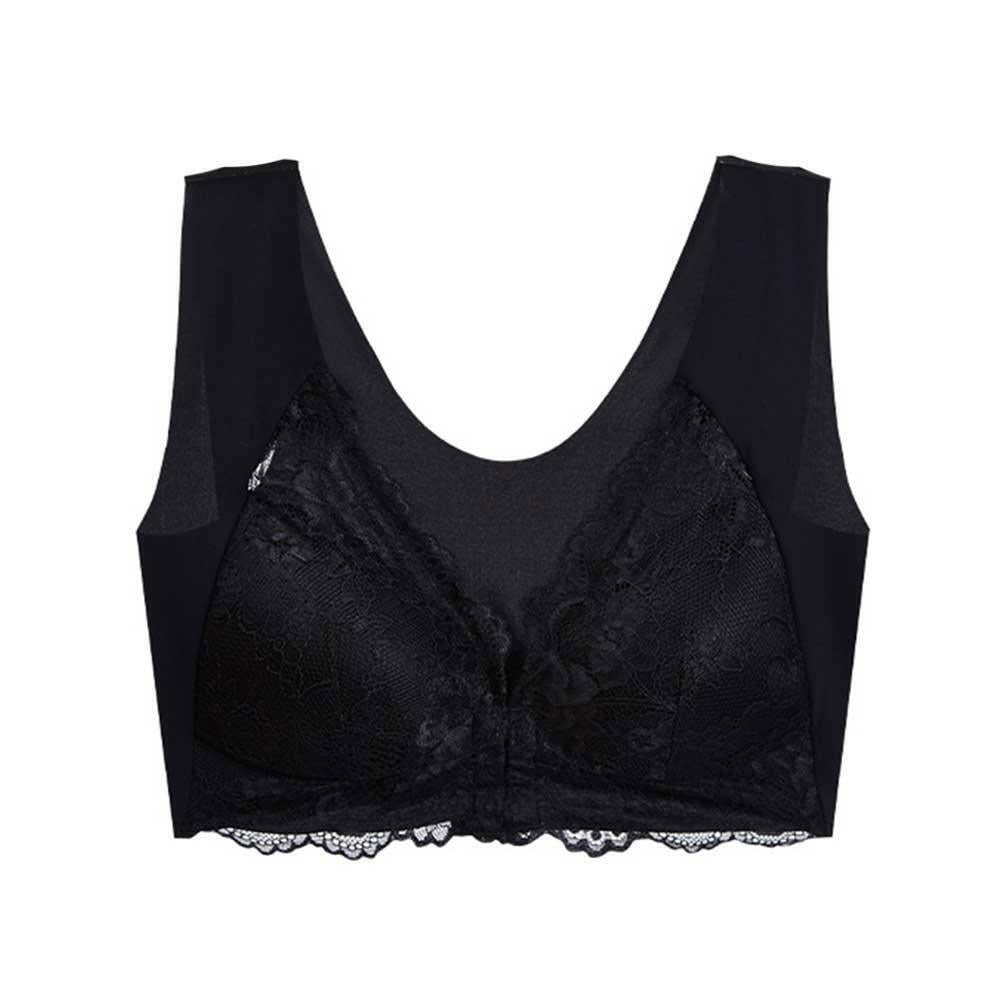 Bra For Older-Women Front Closure 5D Shaping Push Up No Trace Seamless ...