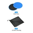 thumbnail image 3 of Unique Bargains Exercise Core Sliders, 175mm Dia. Glider Discs with Cloth Bag for Full Body Workout, Blue, 1Set, 3 of 6