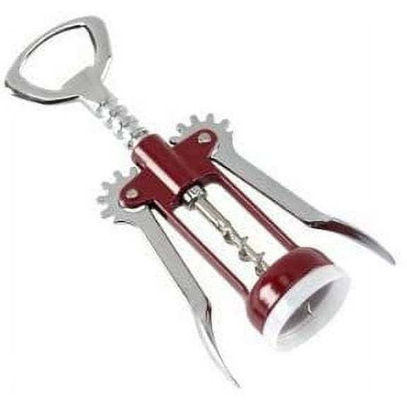 GoodCook Wing Corkscrew Wine Bottle Opener - Manual - Red