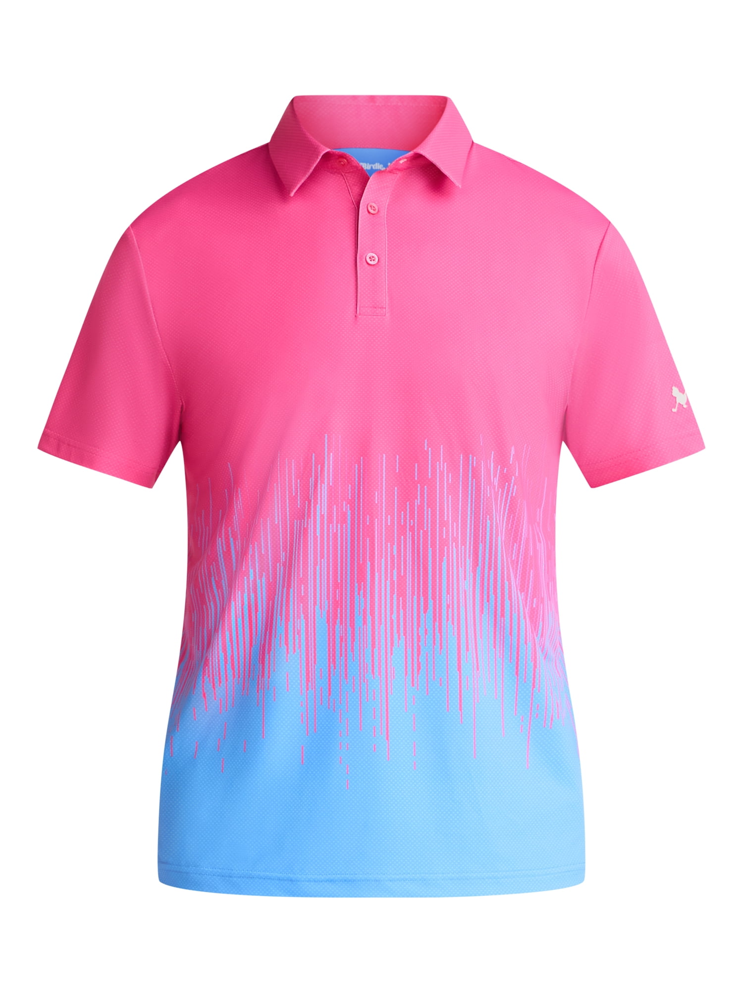 Birdie Bound Men's and Big Men's Novelty Print Golf Polo Shirt, Sizes S-5XL