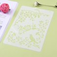 thumbnail image 6 of 2pc Plastic Reusable Drawing Painting Stencils Templates for DIY Scrapbook Wall Fabric Floor Furniture Rectangle White 262x174x0.4mm, 6 of 6