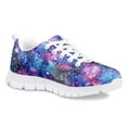 thumbnail image 2 of Pzuqiu Kids Tennis Shoes Universe Galaxy Print Untralight Comfortable Girls Boys Shoes Size 3 Casual Breathable Sneakers, 2 of 7