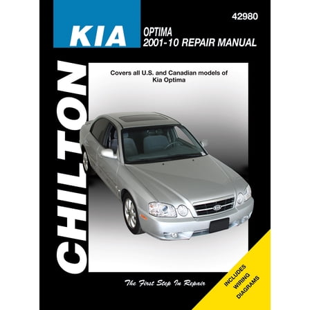 Kia (2001-10) for of Optima Chilton Repair Manual (USA) ^