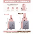 thumbnail image 2 of Bandolera Pritent, bolsa de pecho impermeable para mujer/hombre, 2 of 6