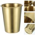 thumbnail image 1 of WASHWEPE 4Ud Vasos Dorados De Acero Inoxidable Duraderos Y Livianos Para Bebidas En Eventos Sociales, 1 of 8