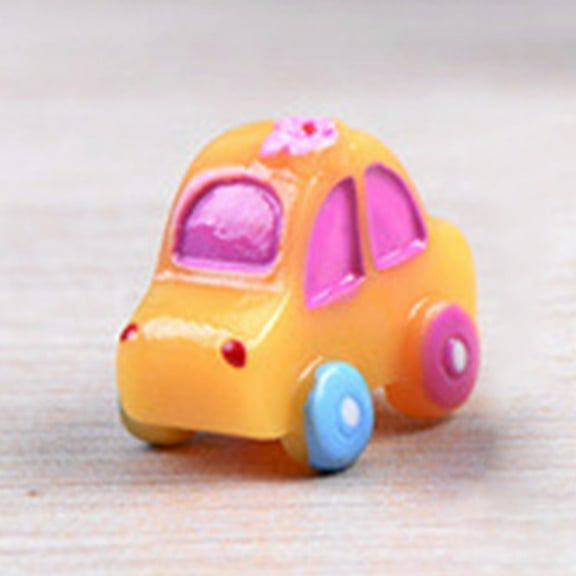 WHAMVOX 10Pcs Doll House Mini Car Micro Landscaping Car Adornment Mini Toy Cars
