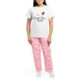 thumbnail image 4 of CafePress - World's Best Auntie Ladybug Women's Light Pajamas - Women's Short Sleeve Print T-Shirt and Pants Light Cotton Pajama Set, 4 of 7