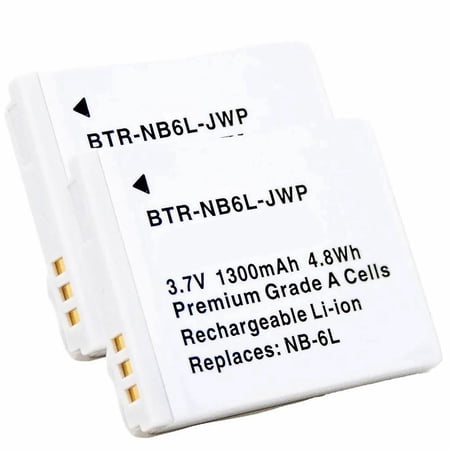 Replacement for CAS Lecran Battery (2-Pack 1300mAh)
