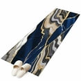 thumbnail image 6 of Blue Marble Kitchen Runner Rug 2x6 Washable Runners for Hallway Non Slip Grey Gold Texture Vintage Farmhouse Art Large Area Rug Indoor Floor Carpet for Bathroom Laundry Entryway Bedroom Living Room, 6 of 8