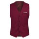 thumbnail image 4 of ER Traje de 3 piezas para hombre, traje informal de negocios, pantalones, chaleco (rojo talla-M) oso de fresa Electrónica, 4 of 4