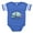 Royal Blue, variant on CafePress - Someonesflovesme_Bear - Cute Infant Baby Football Bodysuit