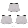 thumbnail image 2 of Sonducket 3 piezas 4 capas mujeres período menstrual ropa interior absorbente de agua a prueba de fugas ropa interior bragas accesorio de Prendas para la parte inferior del cuerpo Gris METRO, 2 of 6