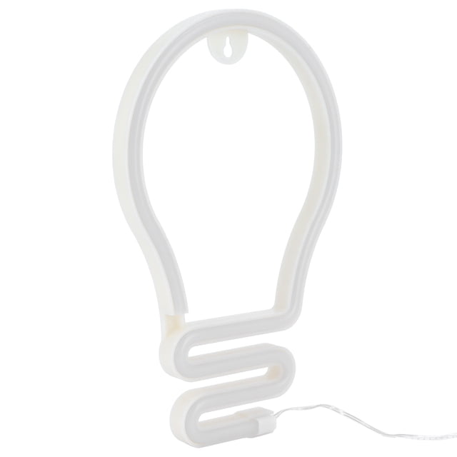 Luz de señal, lámpara de pared con luz de neón en forma de bombilla, rendimiento de primer nivel Jadeshay A