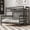 Gray, variant on Harper & Bright Designs L-Shaped Corner Daybed Twin XL to King Size with Storage Cabinets and Drawers, Wooden Captain Bed with LED Light and USB Ports, Gray