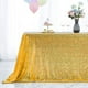 thumbnail image 4 of Decoración del hogar, mantel de lentejuelas para fiesta navideña, rectangular de 59 pulgadas, ideal para mesa de postres navideños, bodas, fiestas navideñas, fondo brillante, mantel de poliéster., 4 of 6