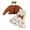 White, variant on XIYON Toddler Girls Printed Dress Long Sleeve Ruffles Coat Tops Headbands Outfits 2 Piece Fall Outfits Clothing Set Lovely