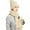 Beige, variant on PMVFHDE Winter Solid Color Hat Casual Style Knit Wool Cap Thickened Warm Scarf Touchscreen Gloves Three-Piece Warm Set Navy