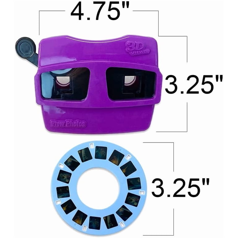 ArtCreativity 3D Viewer Finder Toy with 6 Reels, Kids Slide Viewer