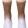 thumbnail image 3 of Maoww Animal Feet Pattern Stimulation Children Kid Mid Calf Long Socks Unisex Funky Socks, 3 of 9