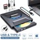 thumbnail image 3 of Unidad de CD/DVD externa USB 3.0, unidad de CD portátil Brenner, unidad de CD portátil USB tipo C DE, 3 of 5