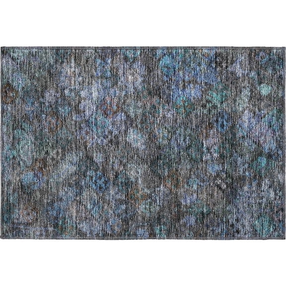 Dalyn Rugs Premium Machine Washable Mayfield AMF1109 Teal 1'8" x 2'6" Rug