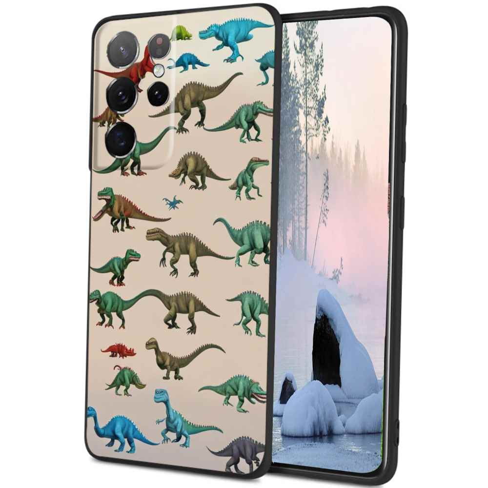 Dinosaurs-123 Phone Case, Degined for Samsung Galaxy S22 Ultra Case Men ...