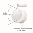 thumbnail image 3 of HLONK [2pcs Mini PIR Sensor] 1/2pcs Mini PIR Infrared Motion Sensor | Automatic Smart Switch Controller | DC 12V 24V Human Body Induction Indoor Outdoor Lamp Detector, 3 of 5