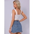 thumbnail image 3 of DARING DIVA Women Summer Sleeveless Trendy Y2K Going Out Cropped Tank S White, 3 of 6