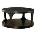 thumbnail image 4 of Furniture of America Laddie 1-Shelf Coffee Table, Antique Black, 4 of 8